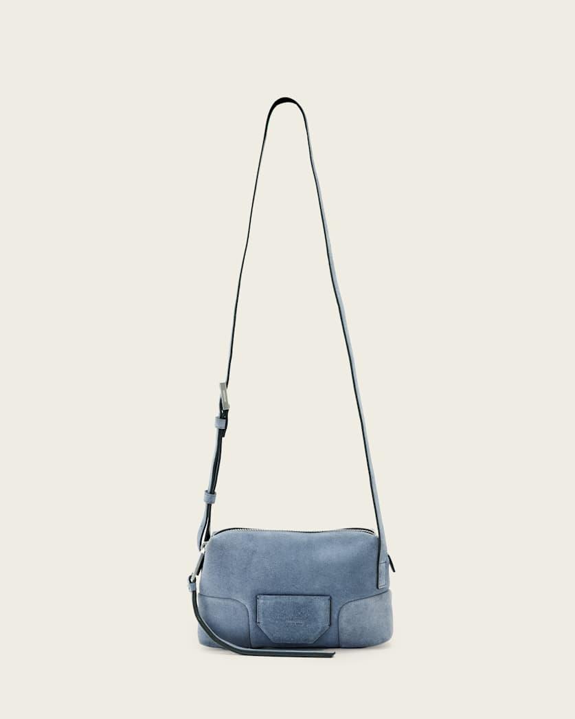 Ares Small Suede Micro Crossbody Bag by ALLSAINTS