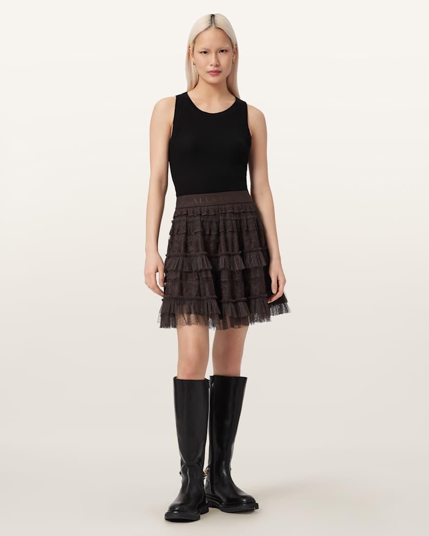 Arlea Lace Mini Skirt by ALLSAINTS