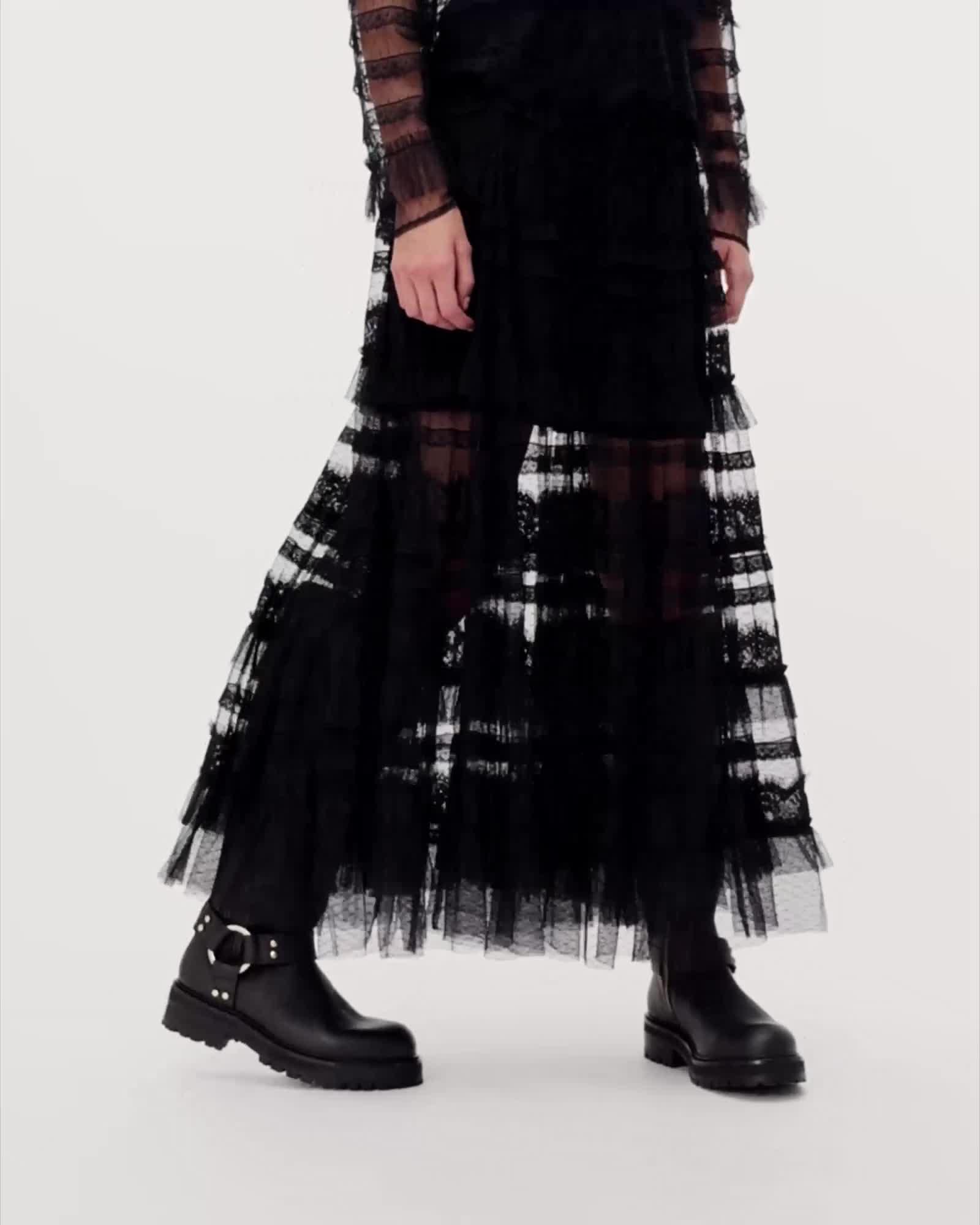 Arlea Tulle Maxi Skirt by ALLSAINTS