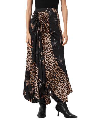Arleen Ruched Maxi Skirt by ALLSAINTS