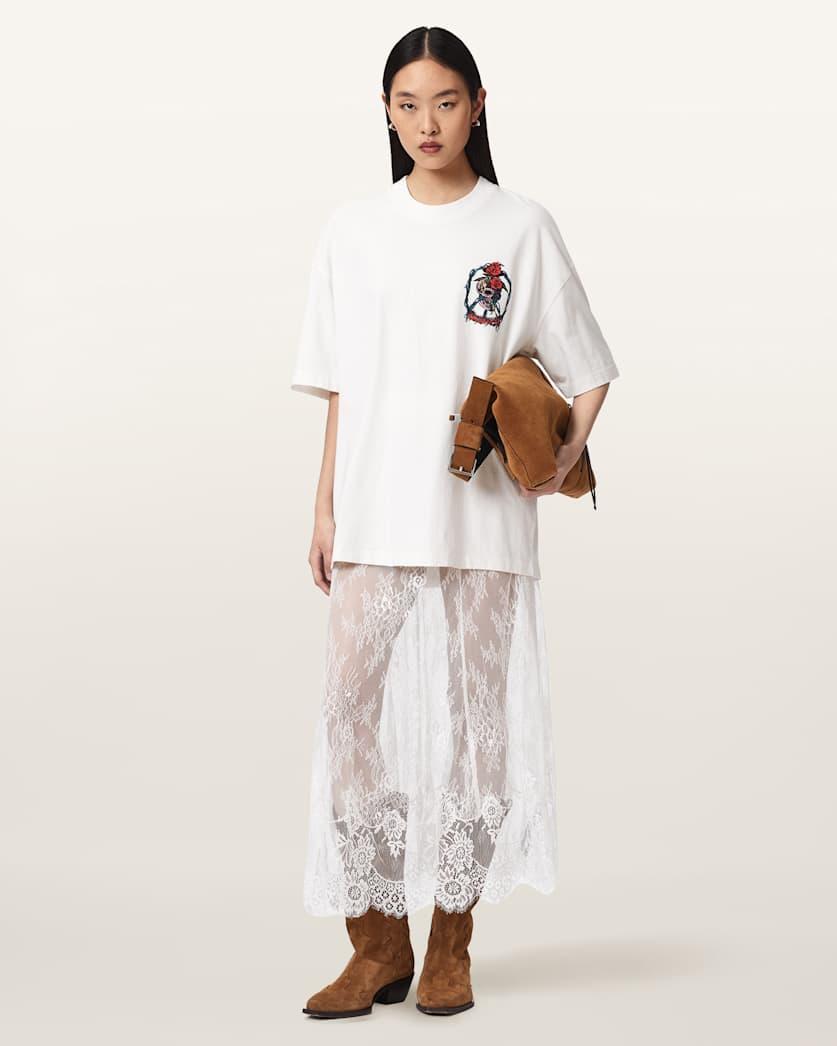 Arran Lace Ankle Length Skirt by ALLSAINTS