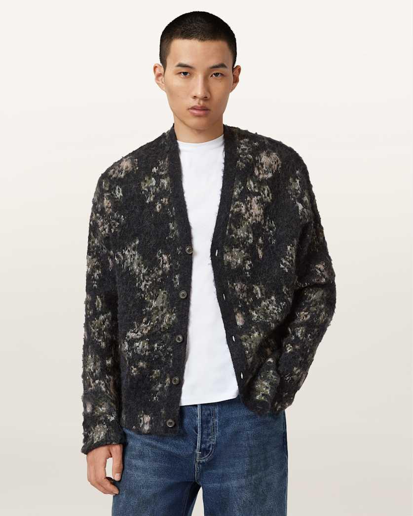 Aster Floral Jacquard Cardigan by ALLSAINTS