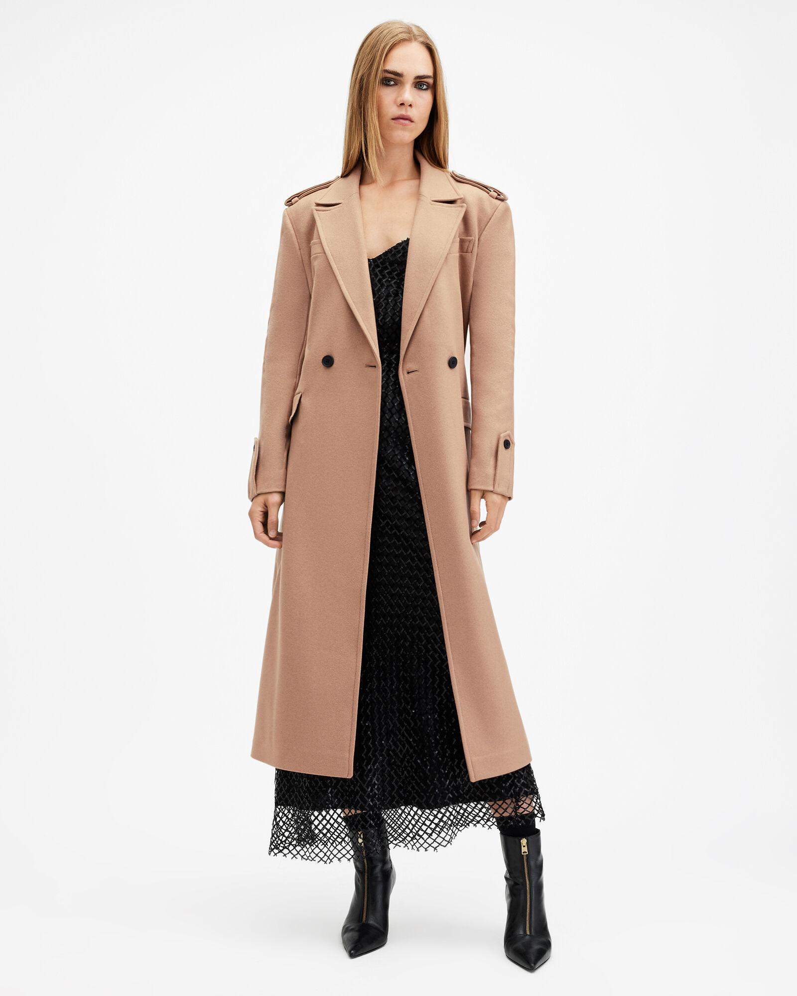 Augusta Cashmere Wool Blend Coat by ALLSAINTS