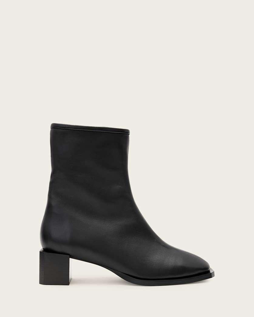 Avril Leather Ankle Boots by ALLSAINTS