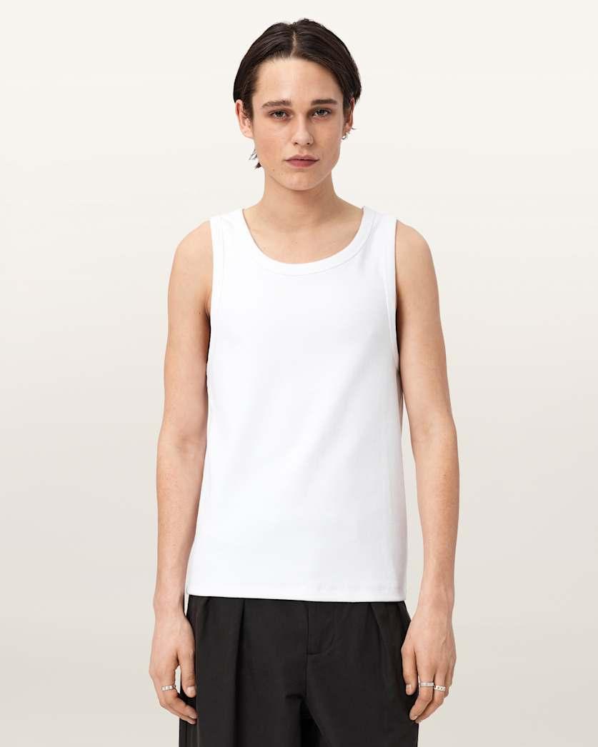 Axel Ribbed Cotton Vest by ALLSAINTS