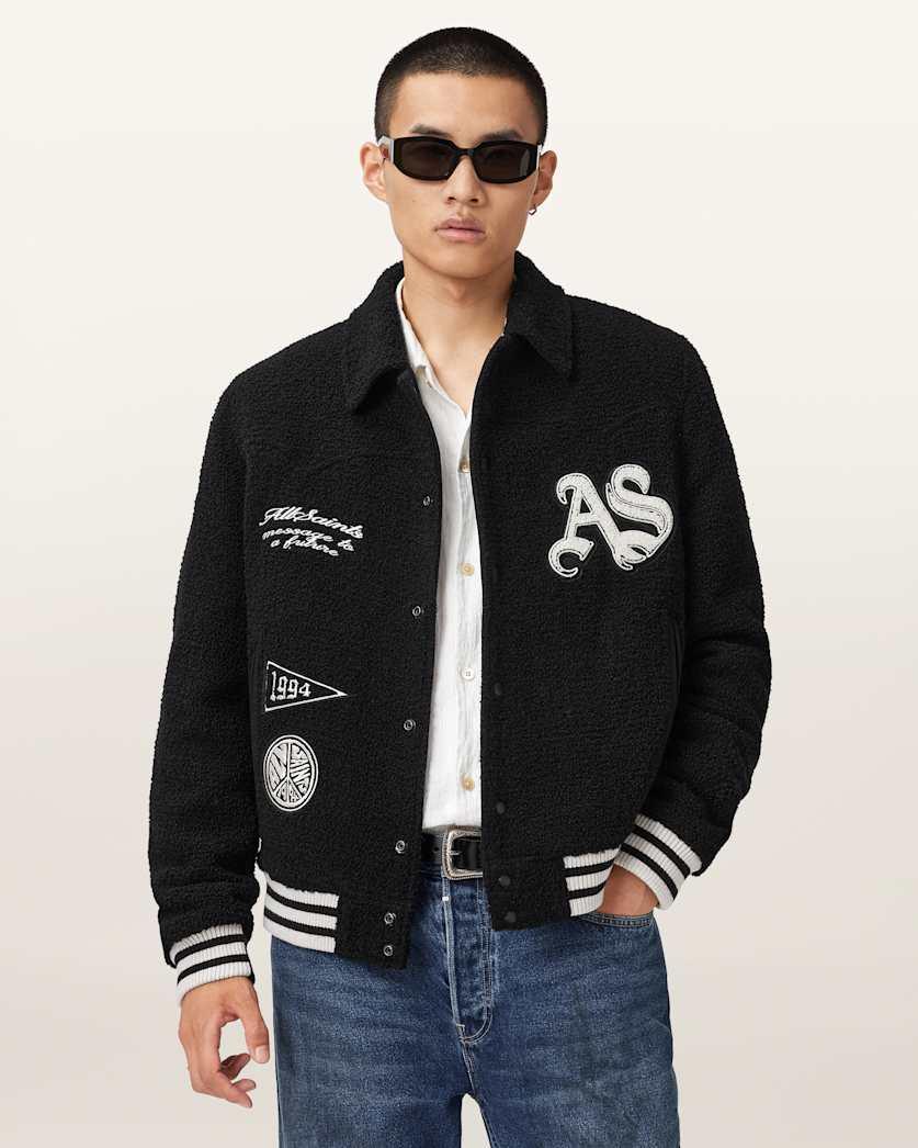 Baum Baseball Bomber Jacket by ALLSAINTS