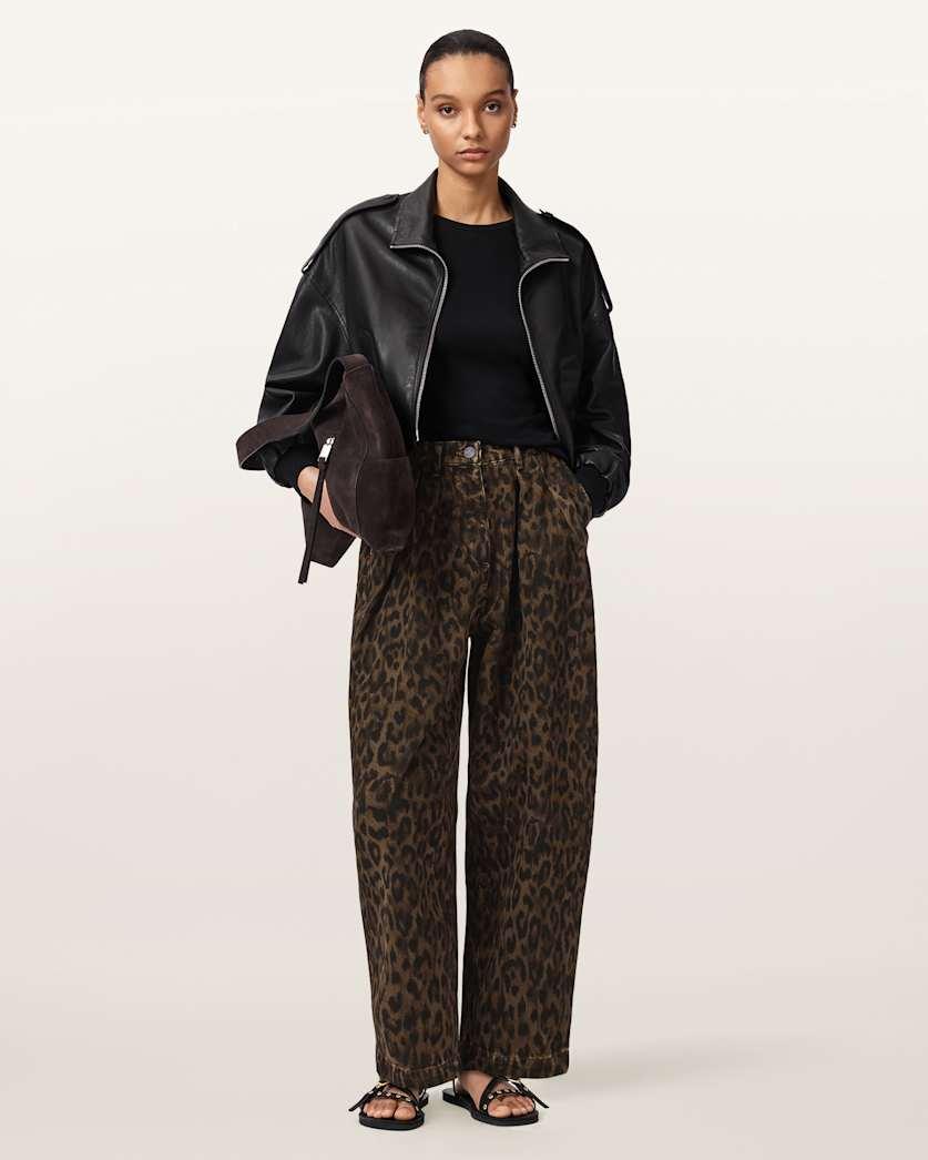 Becca Barrel Leg Denim Trousers by ALLSAINTS