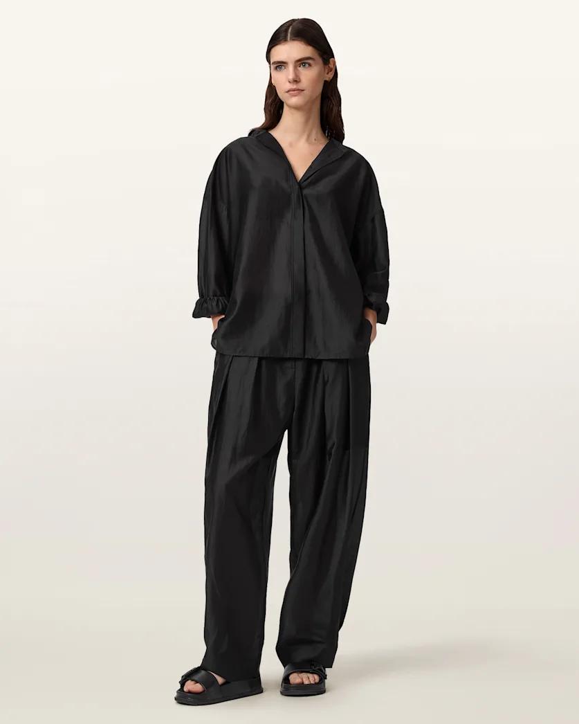 Becca Wide Leg Sheer Trousers by ALLSAINTS