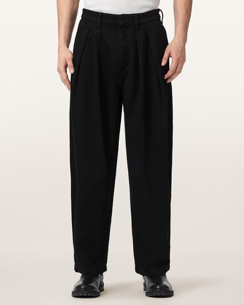 Becco Tapered Leg Pleated Trousers by ALLSAINTS