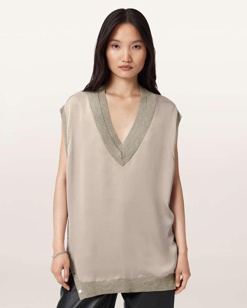 Bern Studded Wool Tank by ALLSAINTS