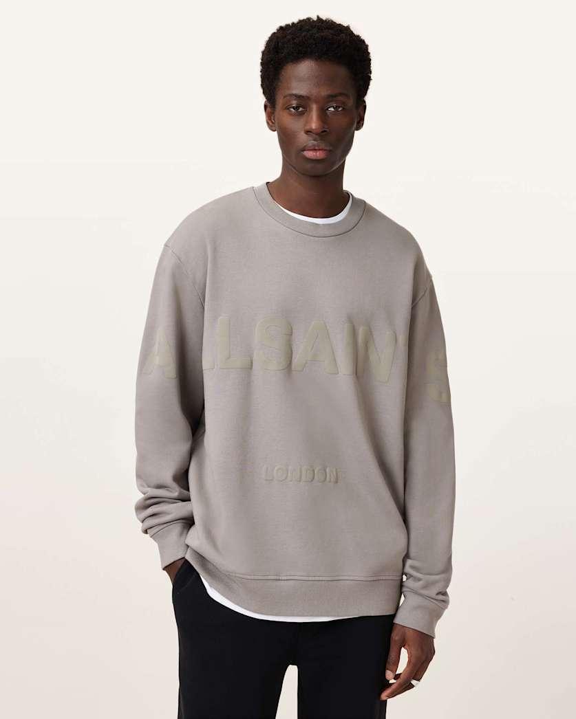 Biggy Logo Print Relaxed Fit Sweatshirt by ALLSAINTS