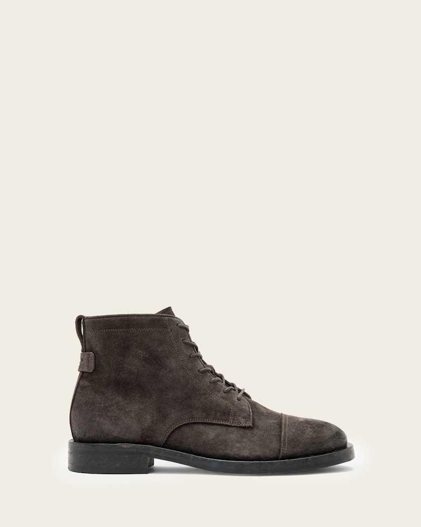 Bloom Lace Leather Boots by ALLSAINTS