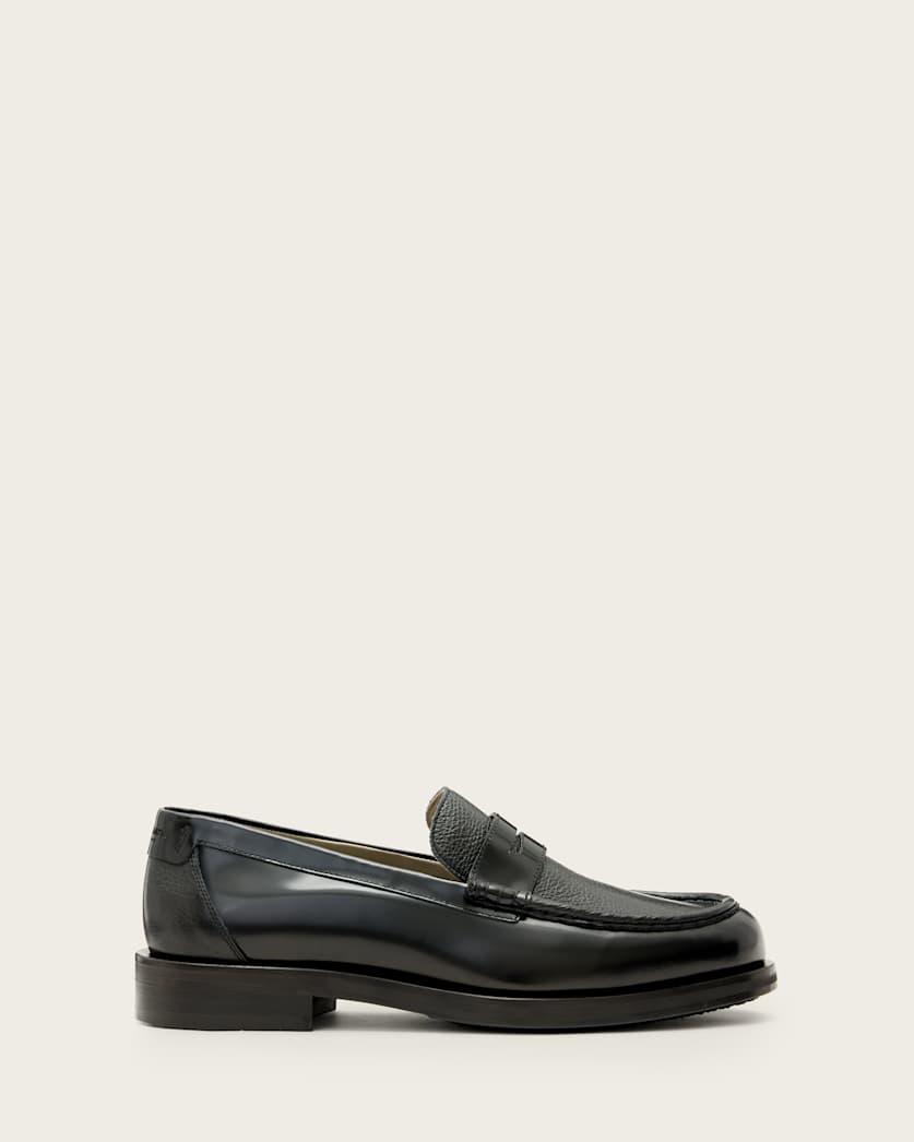 Bloom Leather Loafers by ALLSAINTS