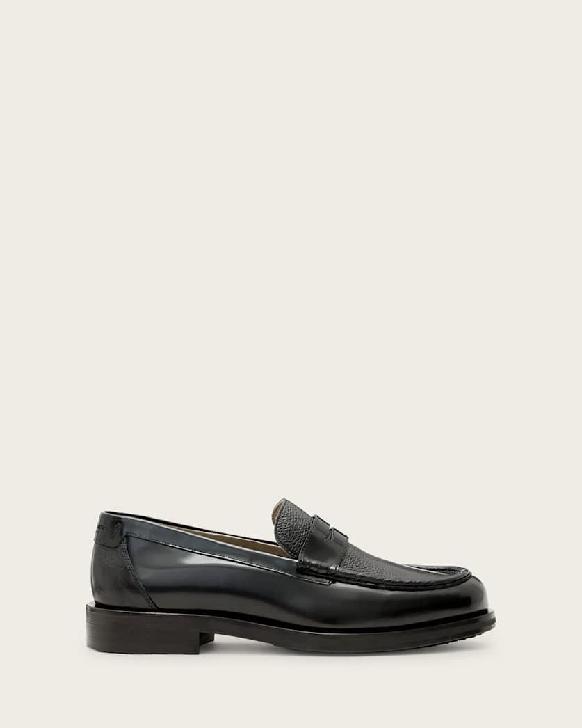 Bloom Leather Loafers by ALLSAINTS