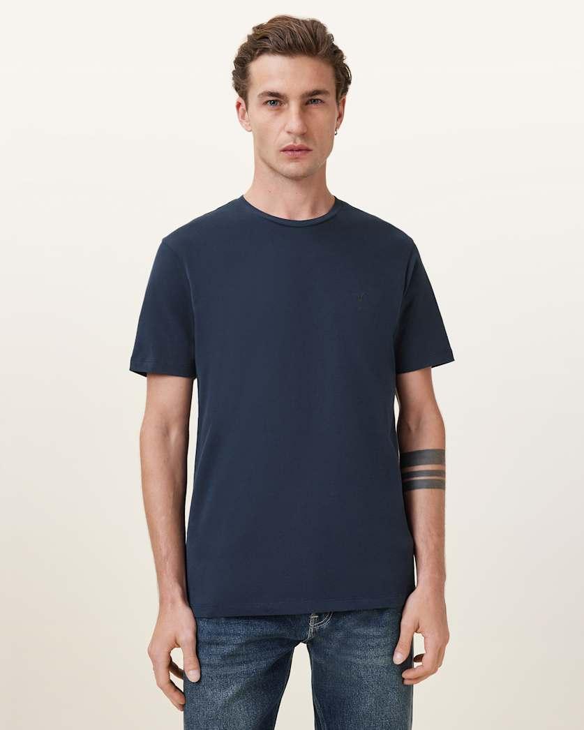 Brace Brushed Cotton Crew Neck T-Shirt by ALLSAINTS