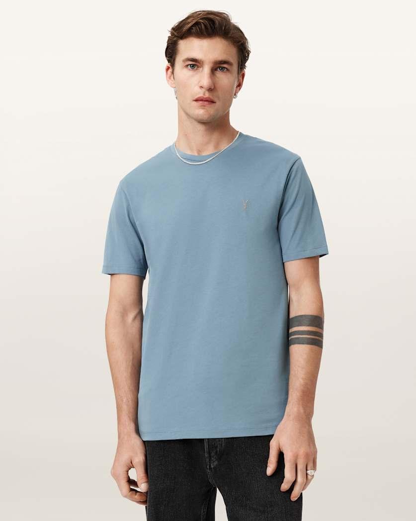 Brace Brushed Cotton Crew Neck T-Shirt by ALLSAINTS
