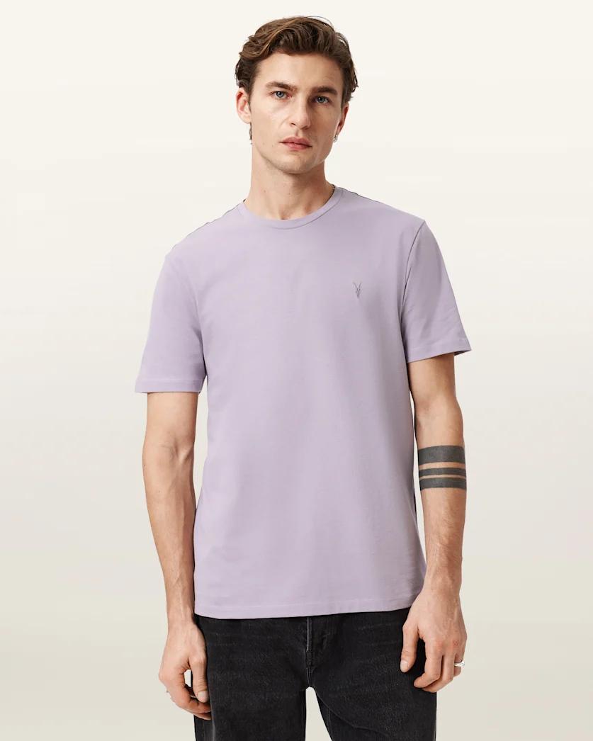 Brace Brushed Cotton Crew Neck T-Shirt by ALLSAINTS
