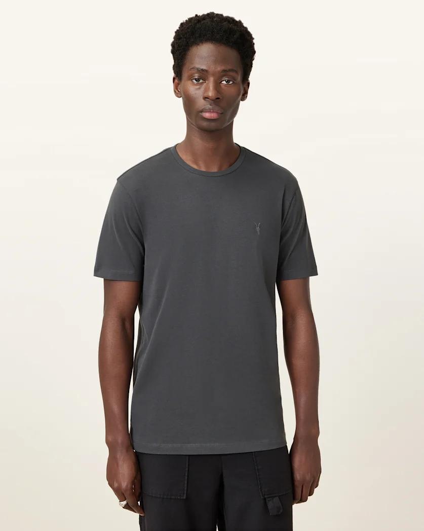 Brace Brushed Cotton Crew Neck T-Shirt by ALLSAINTS