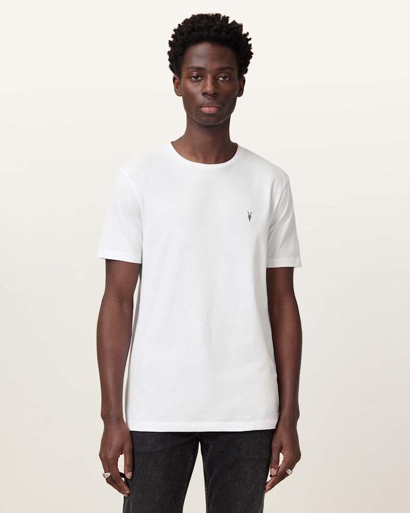Brace Brushed Cotton Crew Neck T-Shirt by ALLSAINTS