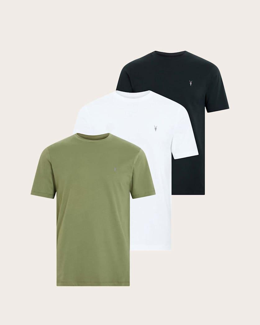 Brace Brushed Cotton T-Shirts 3 Pack by ALLSAINTS