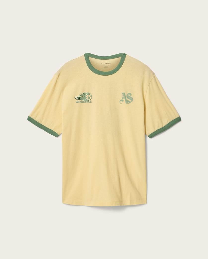 Brasilia Short Sleeve Football T-Shirt by ALLSAINTS