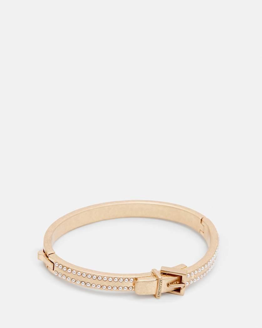 Brea Beaded Buckle Shape Bracelet by ALLSAINTS