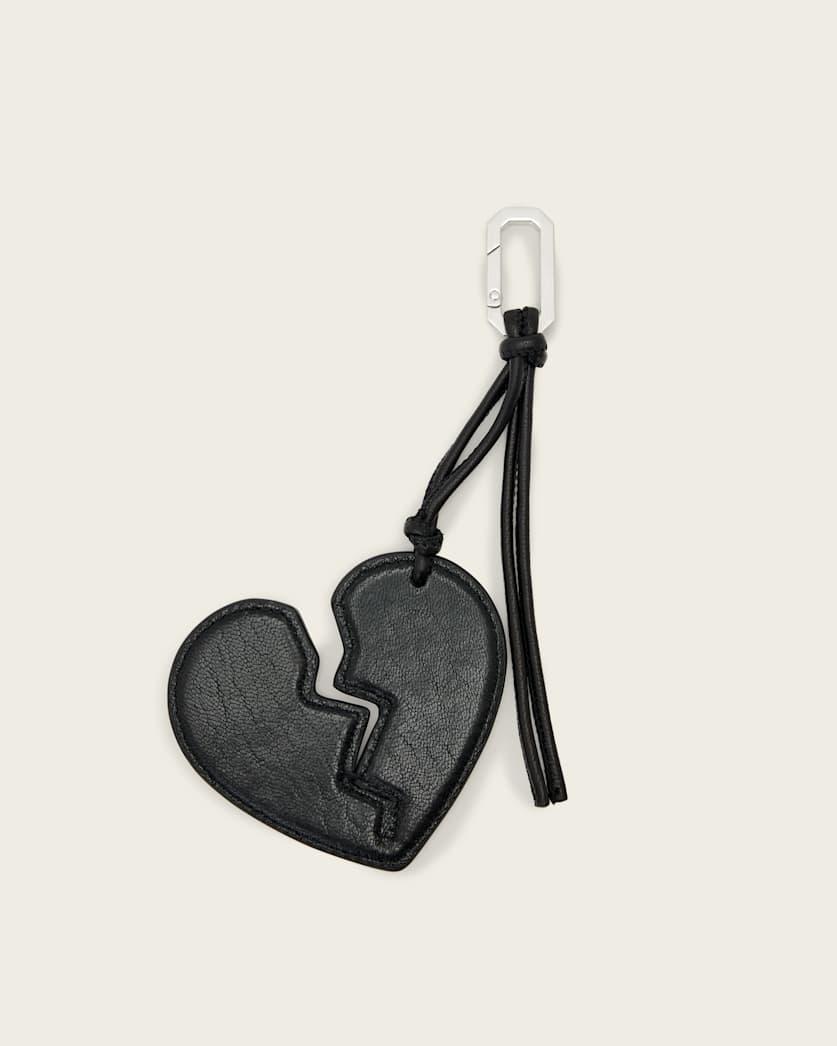 Broken Heart Leather Keyring by ALLSAINTS