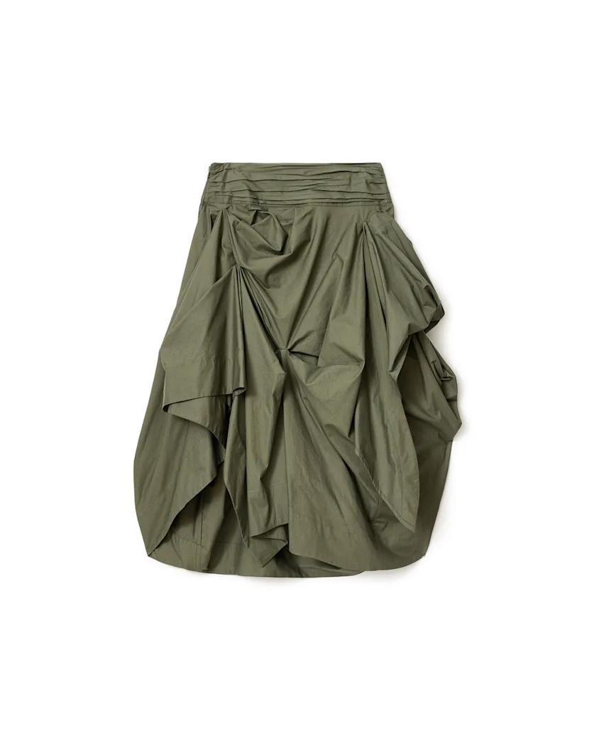 Brynne Cotton Midi Skirt by ALLSAINTS