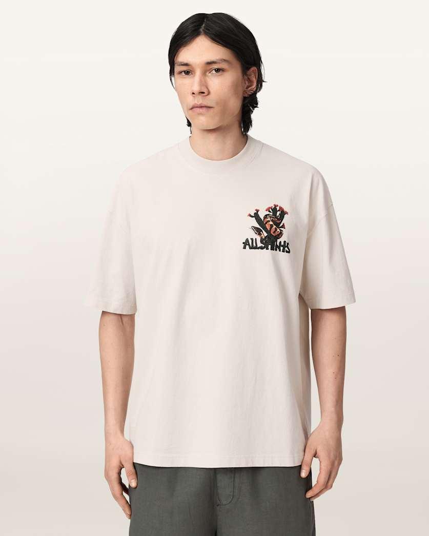 Cacti Short Sleeve Oversized T-Shirt by ALLSAINTS