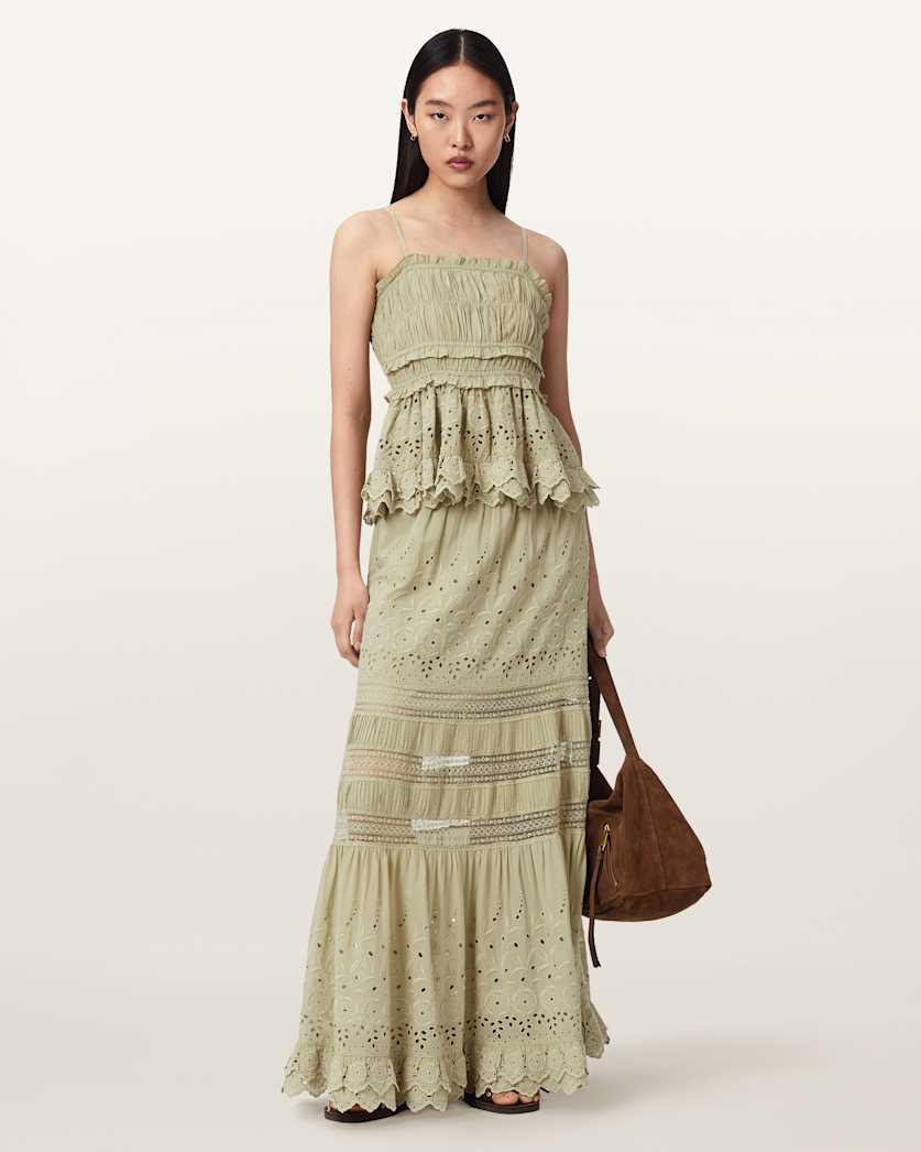 Camille Embroidered Lace Top by ALLSAINTS