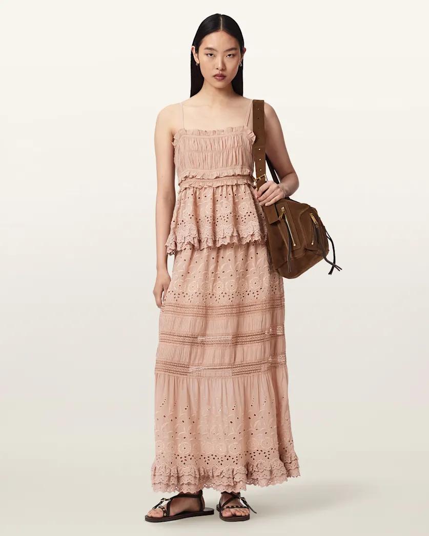 Camille Embroidered Lace Top by ALLSAINTS