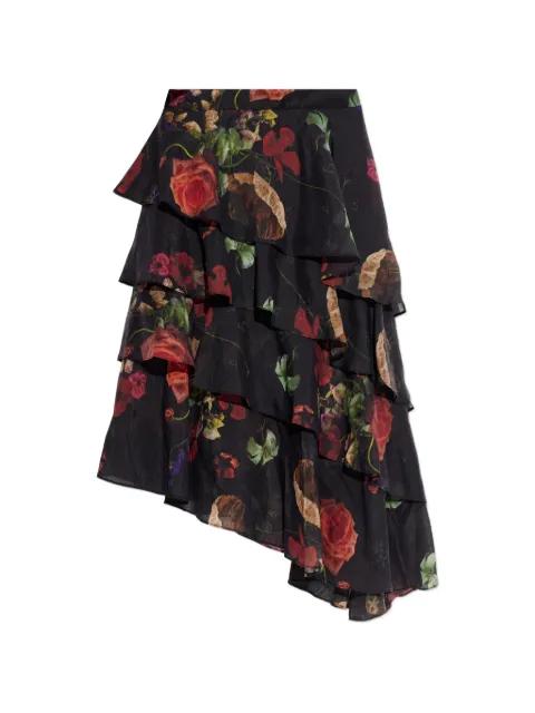 Caya ruffled asymmetric skirt by ALLSAINTS