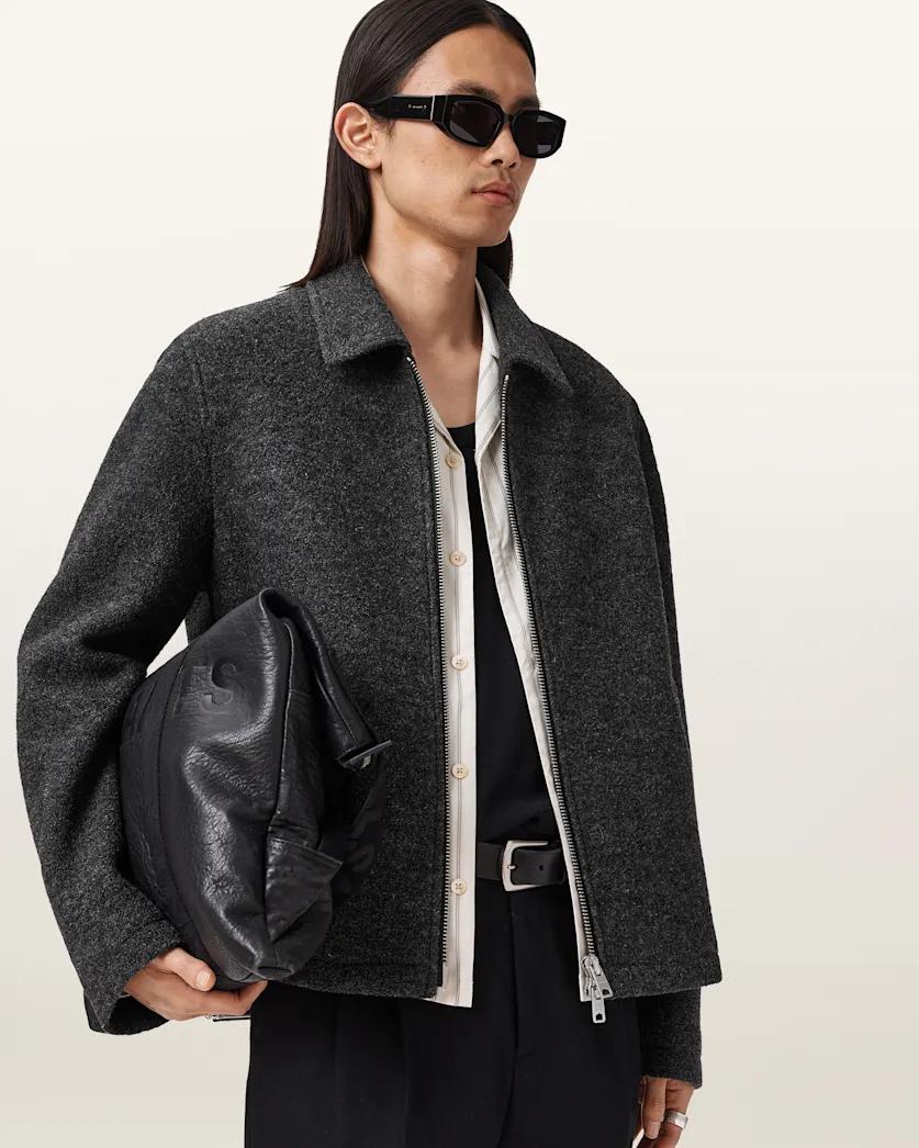 Celeste Cropped Wool Jacket by ALLSAINTS
