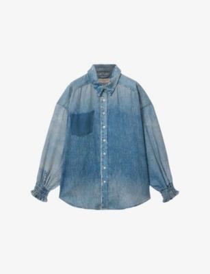 Charli Faded Denim Shirt by ALLSAINTS