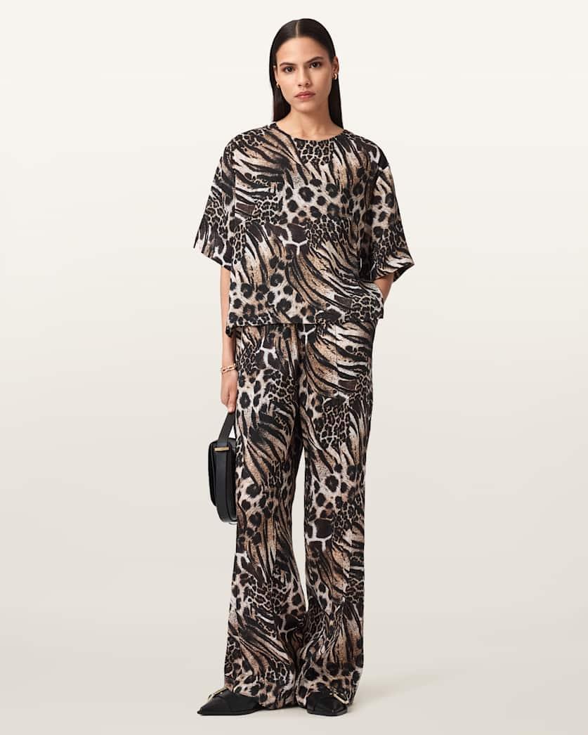 Charli Linen Blend Trousers by ALLSAINTS