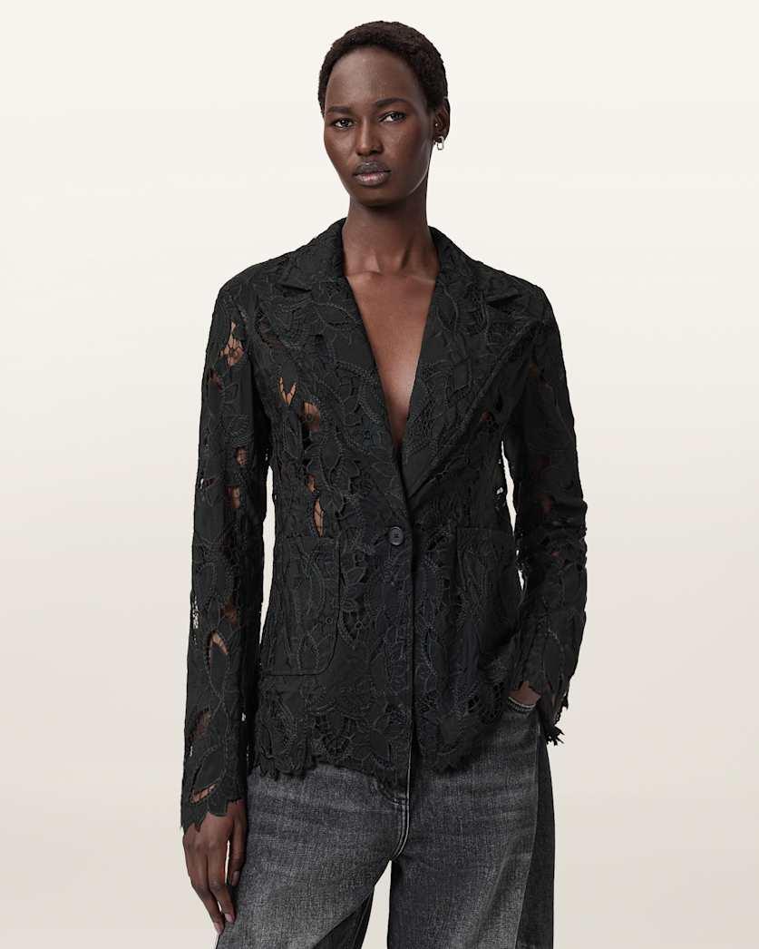 Charli Relaxed Fit Embroidered Jacket by ALLSAINTS