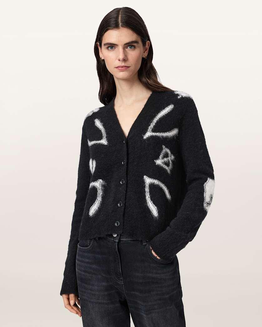 Charm Alpaca-Blend Cardigan by ALLSAINTS