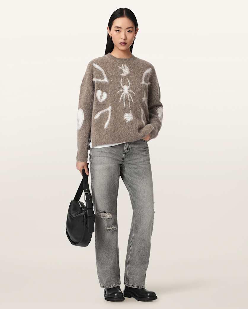 Charm Alpaca-Blend Sweater by ALLSAINTS