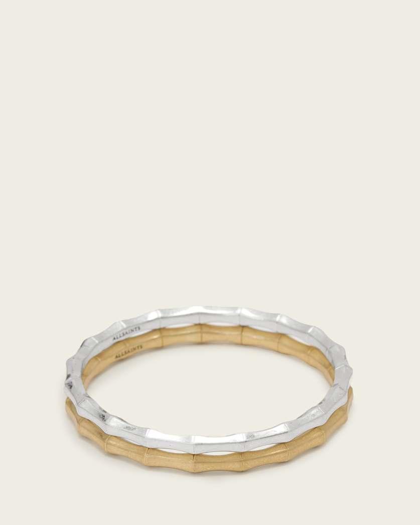Clara Two Tone Bangle by ALLSAINTS