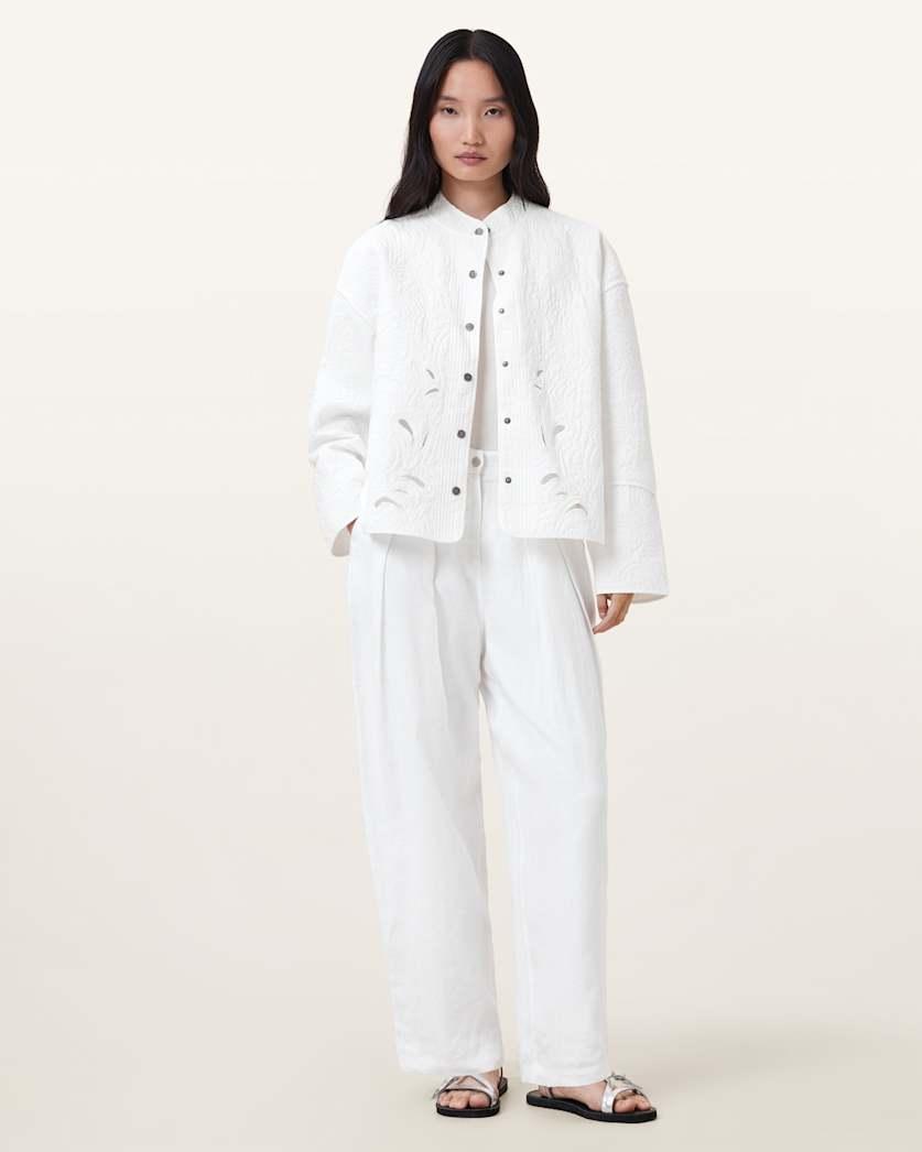 Clary Relaxed Fit Cotton Shacket by ALLSAINTS Clary Relaxed Fit Cotton Shacket by ALLSAINTS