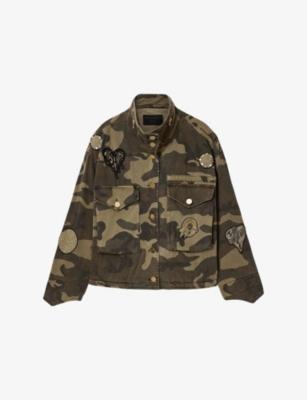 Clay Camouflage Cotton Jacket by ALLSAINTS