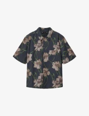 Climber Floral-Print Cotton Shirt by ALLSAINTS