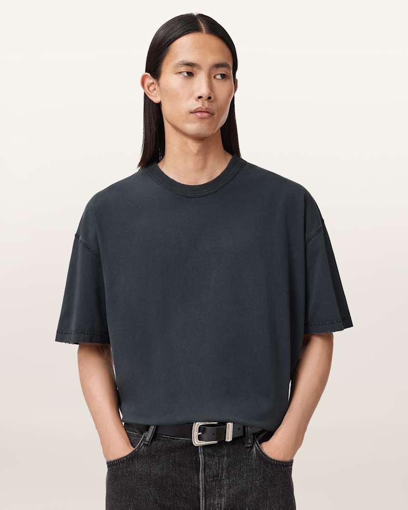 Cole Short Sleeve Boxy T-Shirt by ALLSAINTS Cole Short Sleeve Boxy T-Shirt by ALLSAINTS