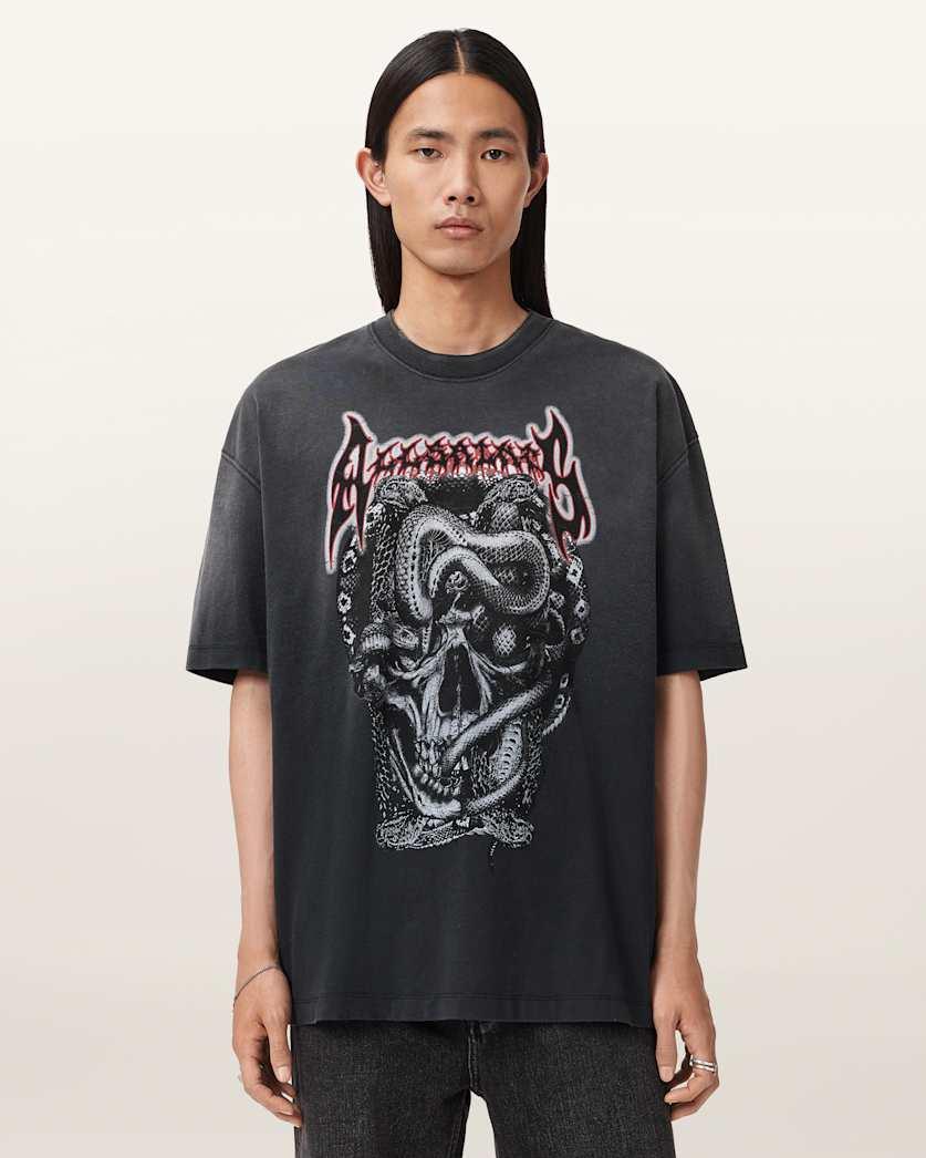 Constrict Oversized Graphic T-Shirt by ALLSAINTS