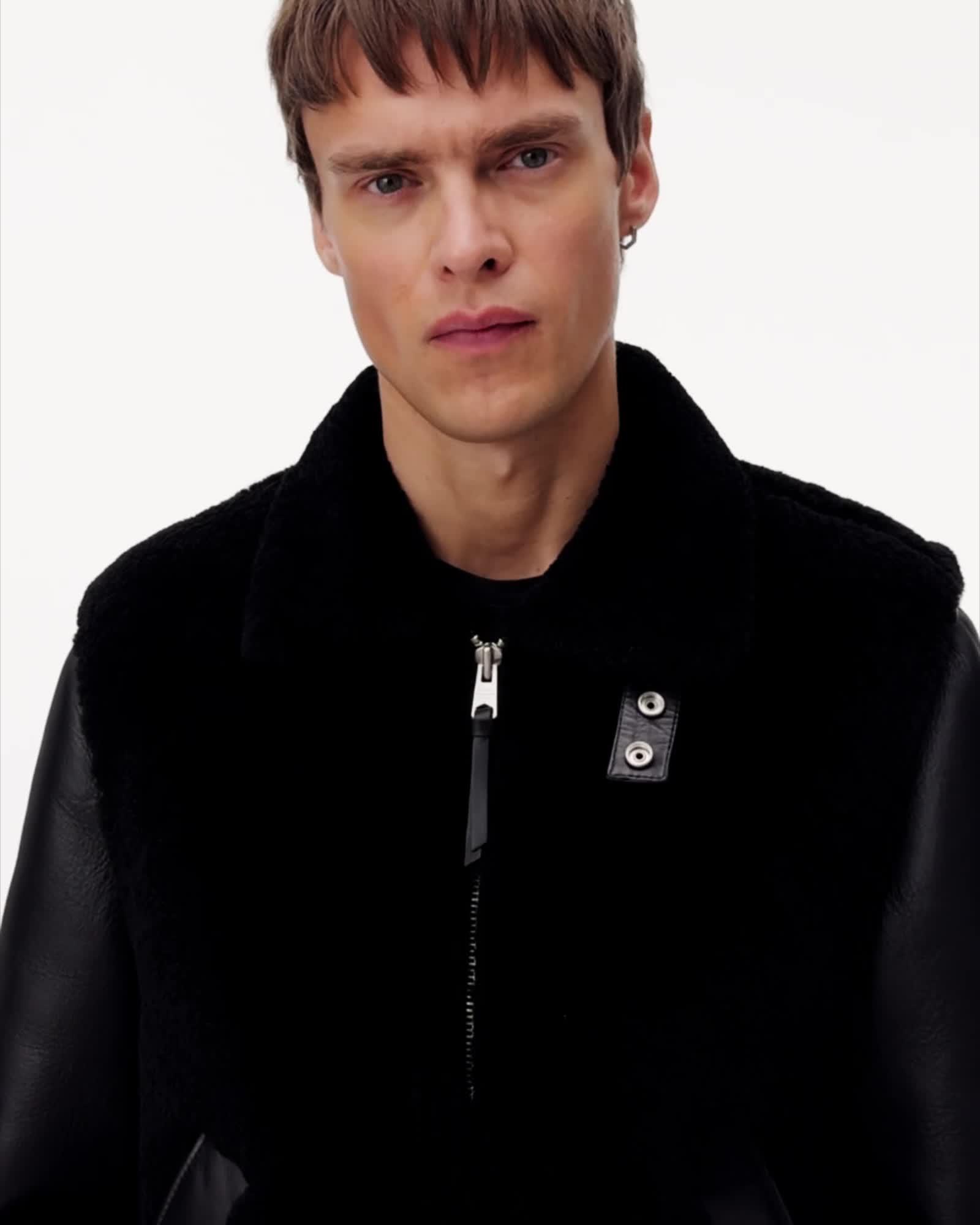 Conyer Shearling Pilot Jacket by ALLSAINTS
