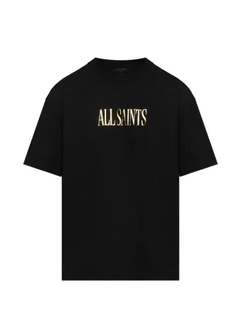Cora Etta logo-print heart-graphic T-shirt by ALLSAINTS