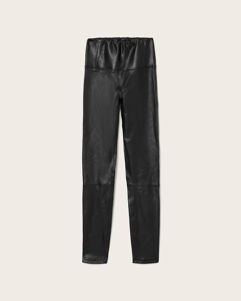 Cora Leather Stretch Leggings by ALLSAINTS
