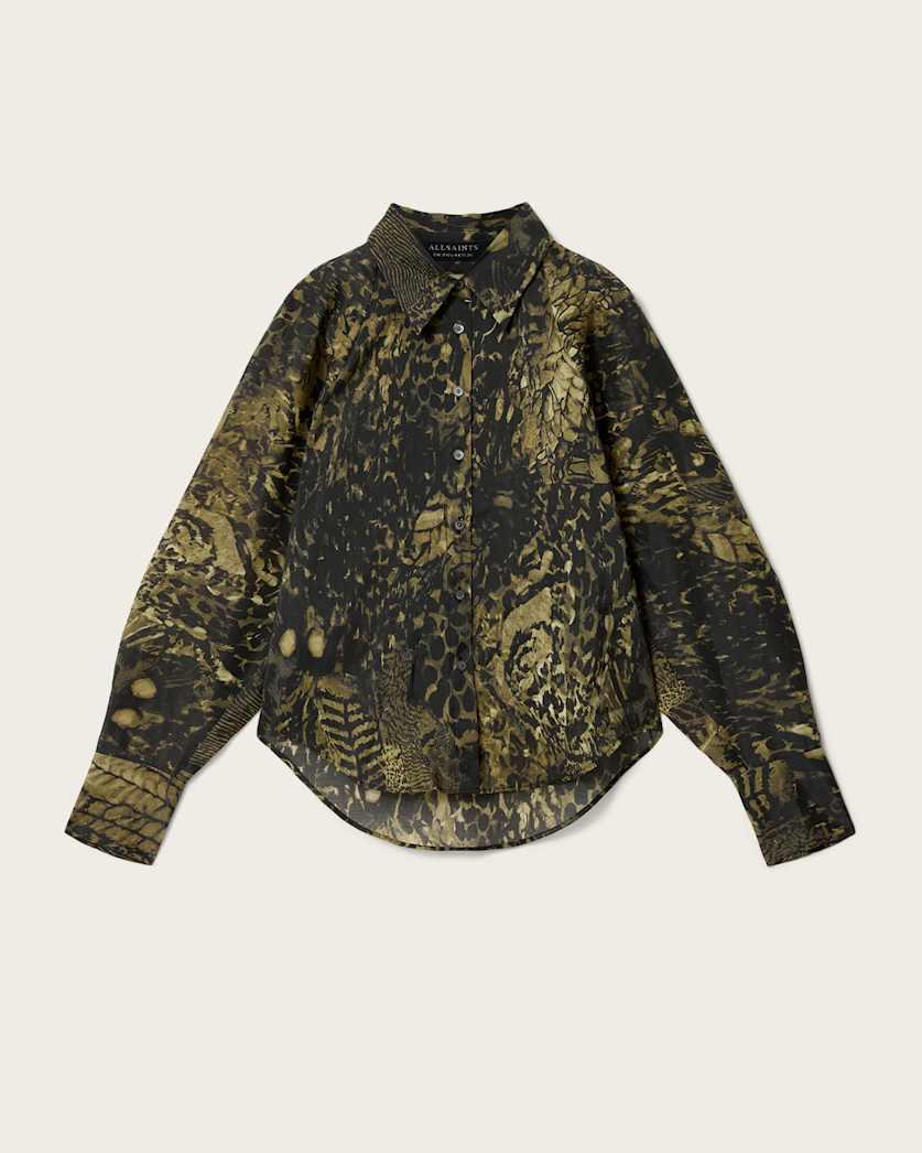 Cory Relaxed Fit Printed Shirt by ALLSAINTS