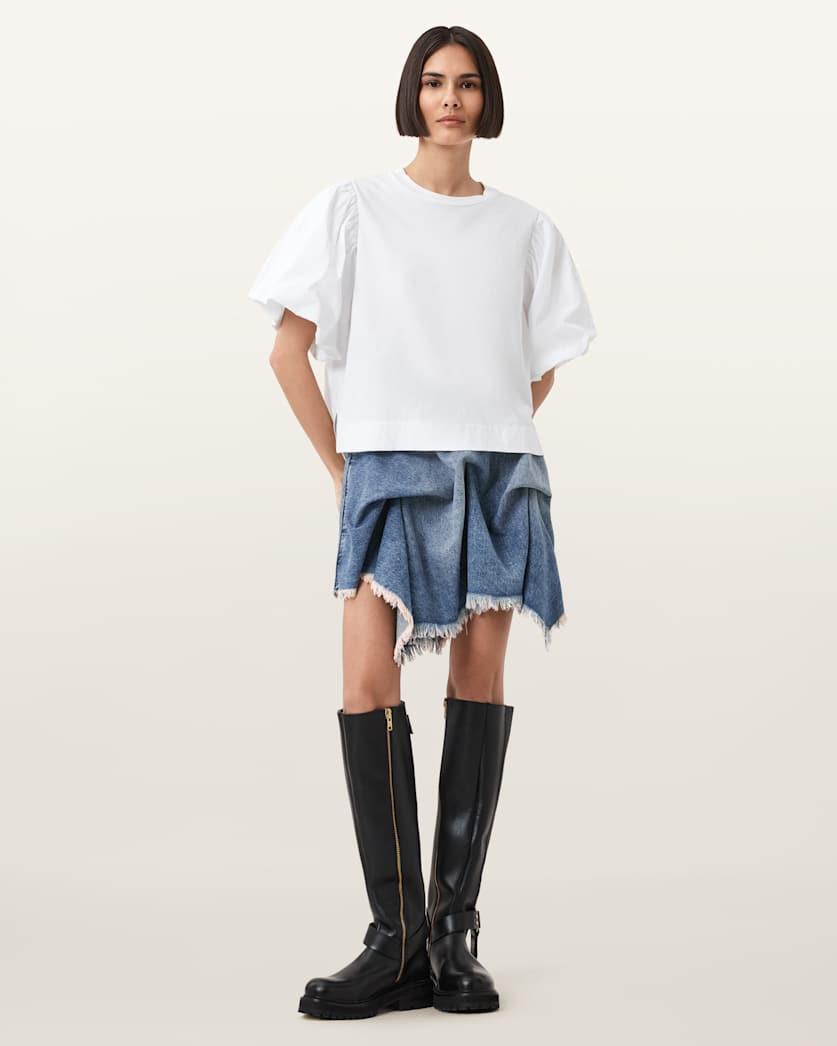 Crissy Denim Mini Skirt by ALLSAINTS