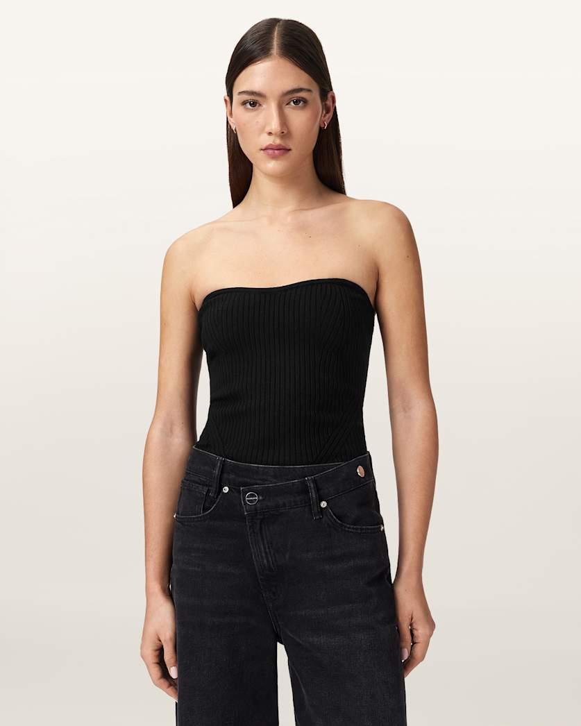 Cruz Bandeau Slim Fit Top by ALLSAINTS